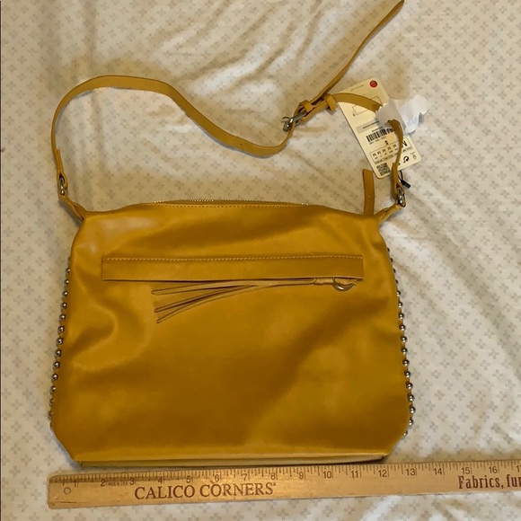Zara Bags Nwt Zara Yellow Studded Bucket Bag Poshmark